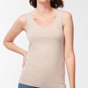 Chico's Neutral Beige Tank Top